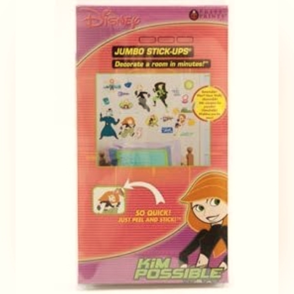 Priss Prints Kim Possible Jumbo Stick Ups #New